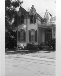 Exterior and outbuildings of The Gables, 4257 Petaluma Hill Road, south of Santa Rosa, California, September 1983