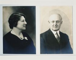 Portraits of Esther and Americo Tomasini, about 1935