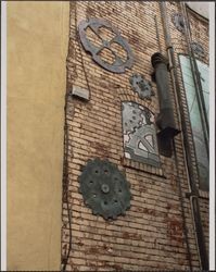 Industrial artwork of American Alley, American Alley, Petaluma, California, 2012