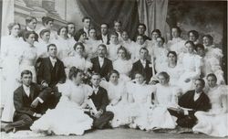 1897 graduating class of Santa Rosa high school, Santa Rosa, California, 1897