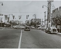 400 block of Fourth Street, Santa Rosa, California, between 1950 and 1955