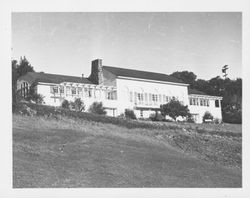 Rear view of the Petaluma Golf and Country Club, Petaluma, California, 1959