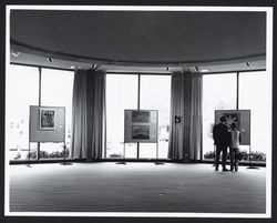 Art display in the Forum Room, Santa Rosa, California, 1976