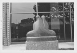 Shadows of the Future, the Library's sculpture by Beniamino Bufano