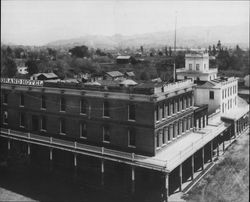 Grand Hotel on Third Street, Santa Rosa, California, about 1900