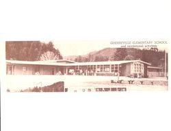 Guerneville Elementary School and recreational activities, Guerneville, California, 1957