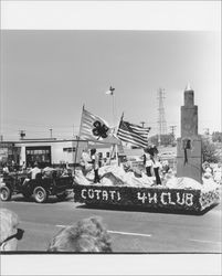 Cotati 4-H Club entry in the Sonoma-Marin Fair parade, Petaluma, California, 1978