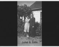 Juliet and John Begley, Sonoma County, California, about 1944