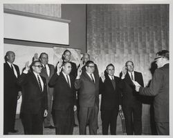 Swearing in Sonoma County Board of Supervisors