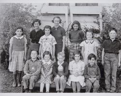 Students of the Walker District School, Two Rock, California, about 1935