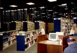 Views of the reading room after remodeling