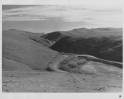 Bodega Highway east of Bodega Bay, about 1949