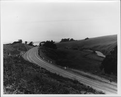 Coast Highway 1 between Valley Ford and Bodega Bay, California, Apr. 29, 1957