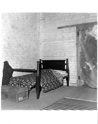 Views of the living quarters at the Petaluma Adobe, Petaluma, California, about 1967