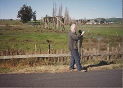 Remains of the railroad trestle near Valley Ford, California, March, 1988