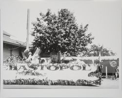 Native Sons of the Golden West's parade float