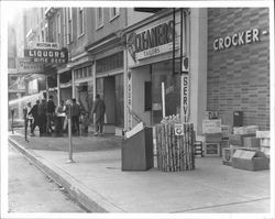 Fire at 213 Western Ave, Petaluma, California, 1965