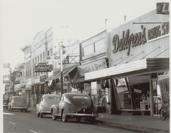 Main Street, Petaluma, California, featuring Dahlgren's Drug Store, February 1948