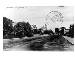 Residence Street, Petaluma, Cal.--Liberty Street near English Street