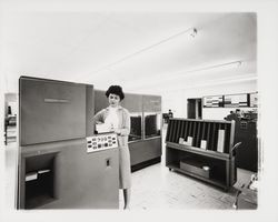 Computer equipment at Business Economation, Santa Rosa, California, 1961