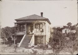 Resting on the porch of the Floyd Hendrix home