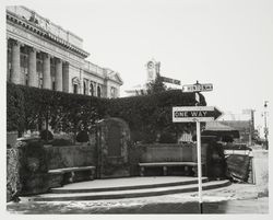 Hinton Avenue and Fourth Street dusted with snow