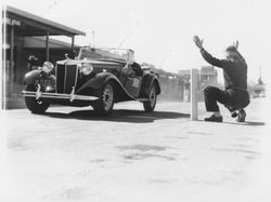 Gymkhana at Montgomery Village, Santa Rosa , California, 1953