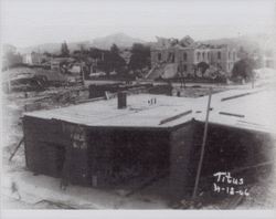 Earthquake destruction in Santa Rosa, California, April 18, 1906