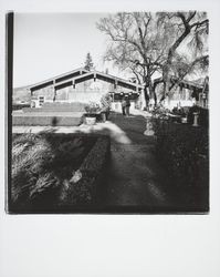 Italian Swiss Colony tasting room and Asti post office, Asti, California, 1977