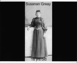 Portrait of Susana Greay , about 1894