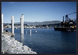 Dredger at Spud Point Marina