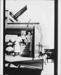 Pacific Telephone and Telegraph float in the Egg-Day and Exhibition Parade, Petaluma, California, 1923