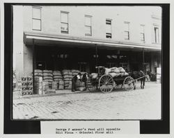 George P. McNear's Feed Mill opposite Hill Plaza Oriental Flour Mill