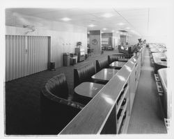 Lounge area of Holiday Bowl, Santa Rosa, California, 1959