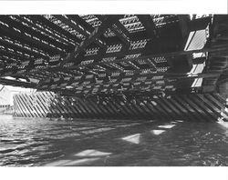 D Street Bridge over the Petaluma River, Petaluma, Calif, viewed from the south, about 1972