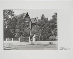 Home of Mr. & Mrs. J. H. Fowler, Santa Rosa, California