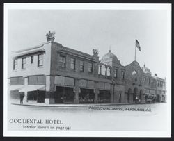 Occidental Hotel, Santa Rosa, California