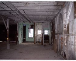 Interior of the livery stable at Steamer Landing Park, Petaluma, California, Nov. 18, 2004