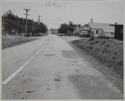 Intersection of Bodega Ave, Skillman Lane and Eucalyptus Rd, Petaluma, California, April 18, 1953