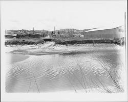 Warehouses on First Street at F Street, PetalumaCalifornia, 1947