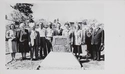 Pioneer Redwood Grove dedication at Ives Park, April 9, 1949