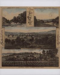 Composite photograph of views of the Sonoma Valley, Sonoma, California, 1887