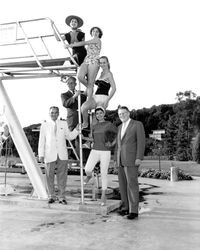 Women modeling sports wear at the Flamingo Hotel