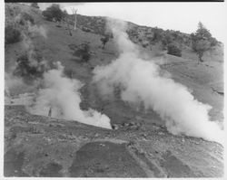 View of geysers