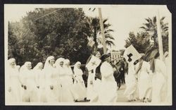 Red Cross Auxiliary in a 1918 parade