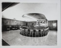 Bar at Villa Chanticleer, Healdsburg, California, 1957