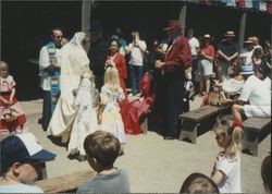 Spanish wedding at the Petaluma Adobe, Petaluma, California, August 11, 1991