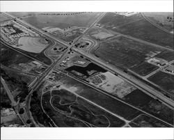 Aerial view of Denman Flat area of Petaluma