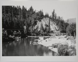 Beach and boathouse near Guerneville