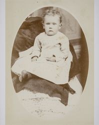 Portrait of Nellie Brians, taken about 1875